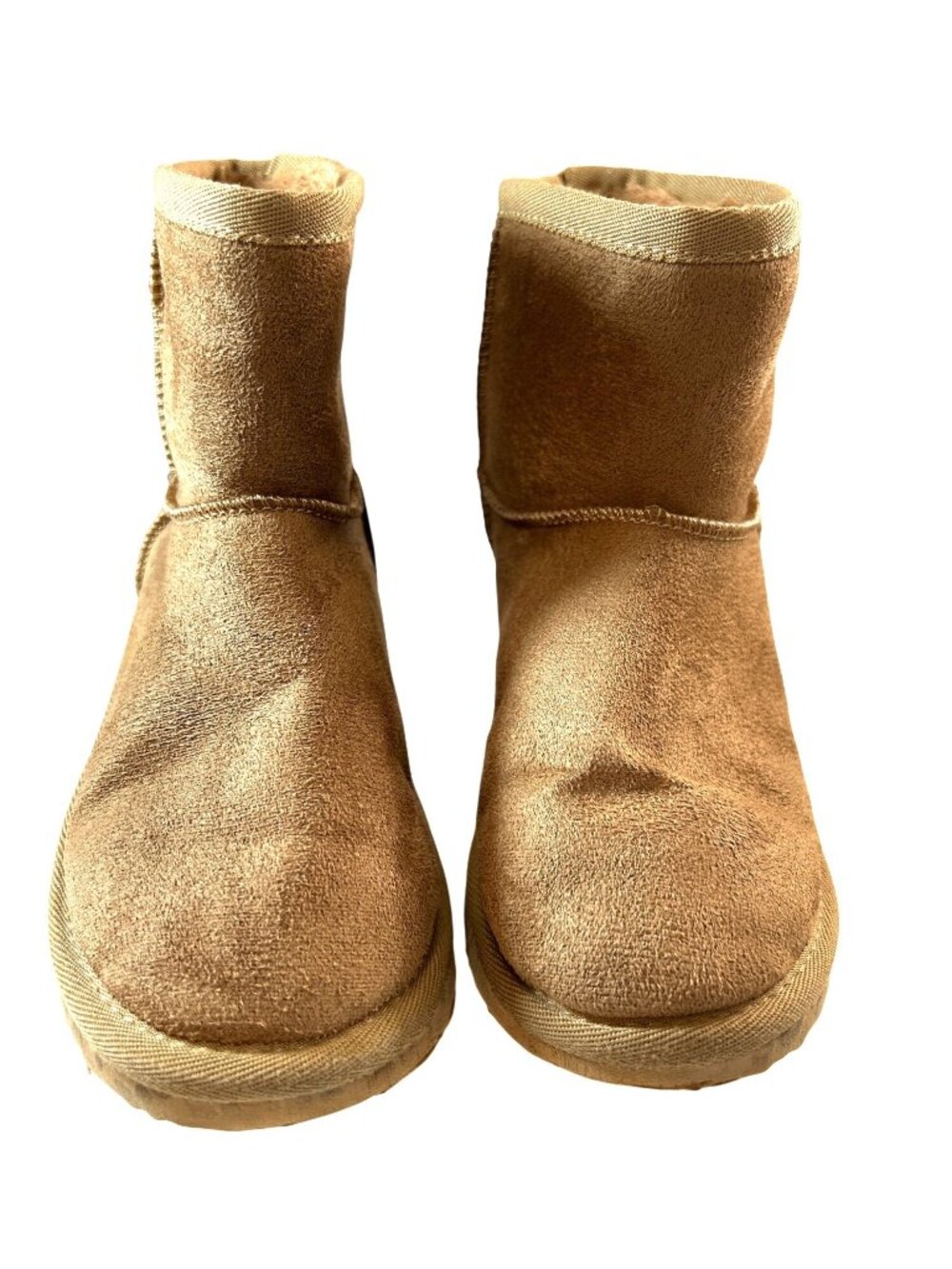 Marley Lilly Girls Boots Pull-on Suede Like Tan Size 3